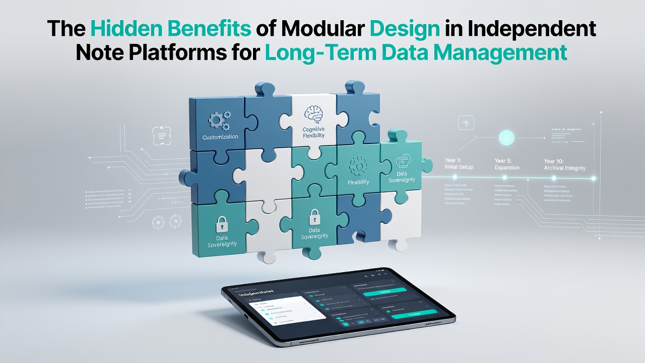 The Hidden Benefits of Modular Design in Independent Note Platforms for Long-Term Data Management